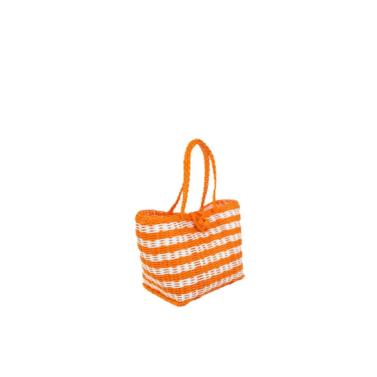 Berry Basket | Tangerine/White