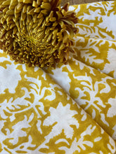 Load image into Gallery viewer, Pressed Florals in Marigold Yellow - Set of 4