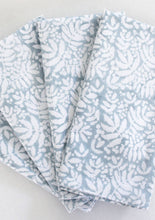 Load image into Gallery viewer, Gathered Garden Napkins in Dream Blue - Set of 4