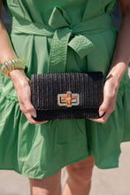 Load image into Gallery viewer, Black Lilly Clutch