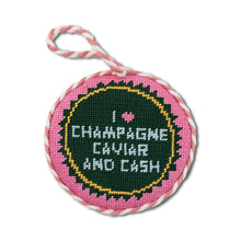 Load image into Gallery viewer, Needlepoint Ornament - Caviar Cash (Pre-Order, will ship Nov. 5)