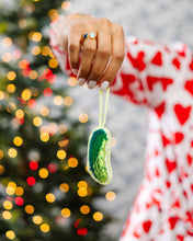 Load image into Gallery viewer, Needlepoint Icon Ornament - Pickle