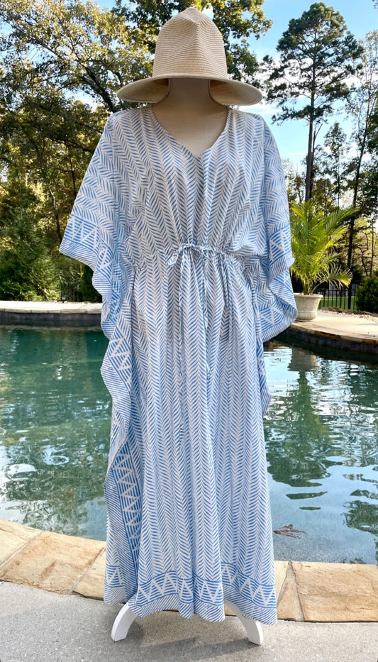Boardwalk Cornflower Blue Caftan
