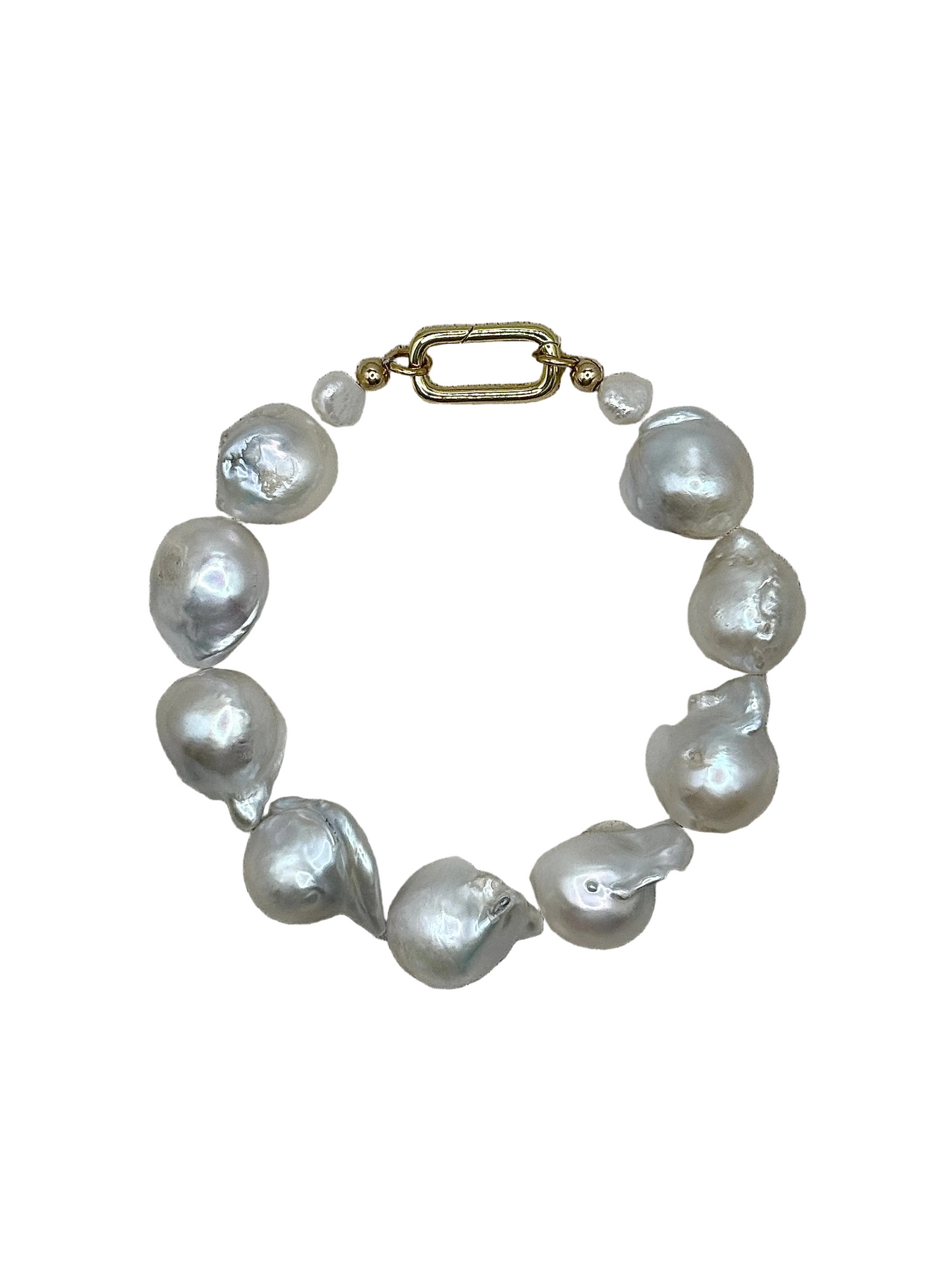 Natural Freshwater Baroque Pearl Bracelet