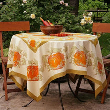 Load image into Gallery viewer, Pumpkin Orange & Mustard Tablecloths