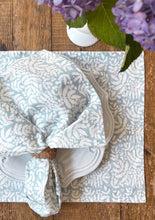 Load image into Gallery viewer, Gathered Garden Napkins in Dream Blue - Set of 4