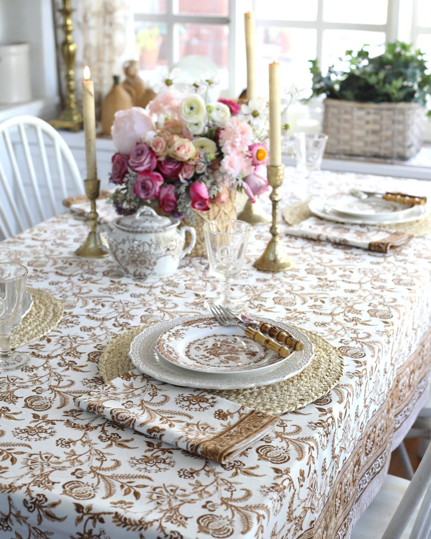 Napkin Lilibet Mocha, Set of 4