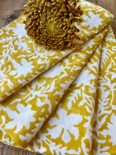 Load image into Gallery viewer, Pressed Florals in Marigold Yellow - Set of 4