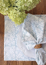 Load image into Gallery viewer, Gathered Garden Napkins in Dream Blue - Set of 4