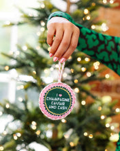 Load image into Gallery viewer, Needlepoint Ornament - Caviar Cash (Pre-Order, will ship Nov. 5)