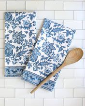 Load image into Gallery viewer, Kitchen Towel Gayatri Blue, Set of 2