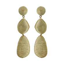 Load image into Gallery viewer, Gold Lido Statement Drop Earrings
