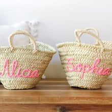 Load image into Gallery viewer, Mini Straw Tote