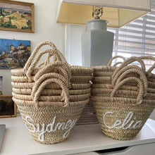 Load image into Gallery viewer, Mini Straw Tote