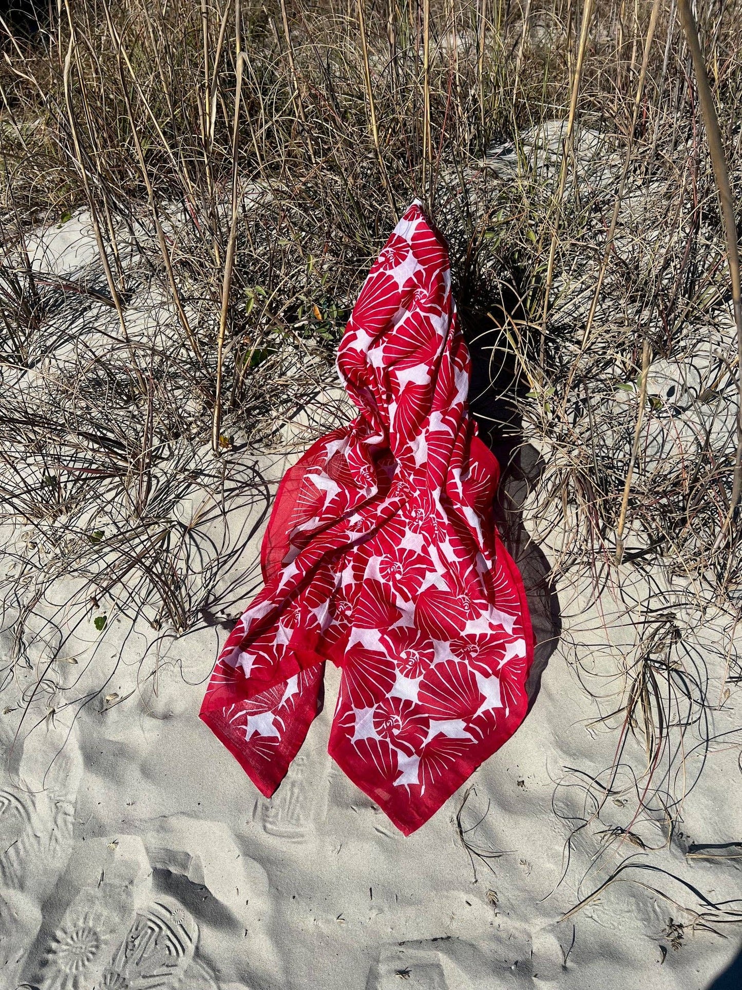 Harbor Shells Pareo in Red