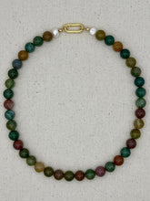 Load image into Gallery viewer, Gemstone Short Layering Necklace, Fancy Jasper