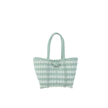 Load image into Gallery viewer, Berry Basket | Sea Glass/White Stripe