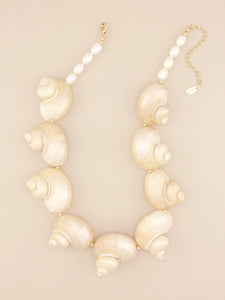 Multi Jumbo Turbo Shell Necklace