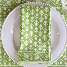 Load image into Gallery viewer, Napkin Charlotte Green, Set of 4