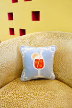 Load image into Gallery viewer, Aperol Spritz Needlepoint Pillow