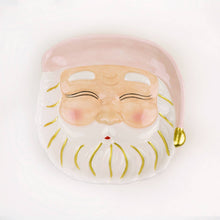 Load image into Gallery viewer, Pink Santa Dessert Plate