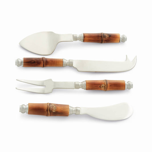 Barclay Butera Keystone Cheese Knives, Silver