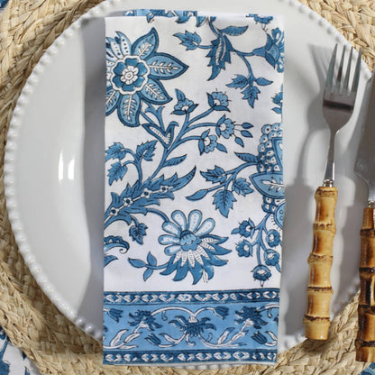Napkin Gayatri Blue, Set of 4