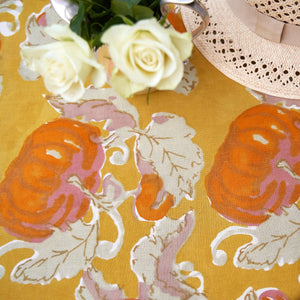 Pumpkin Orange & Mustard Tablecloths