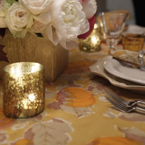 Pumpkin Orange & Mustard Tablecloths