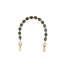 Load image into Gallery viewer, Pochette | Dark Chocolate, Umber Swirl River Stone
