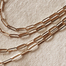 Load image into Gallery viewer, 18k Gold Filled Classic Paperclip Chain Necklace