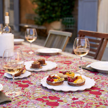 Load image into Gallery viewer, Jardin Red &amp; Grey | French Tablecloths