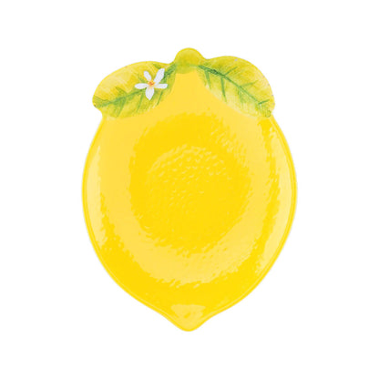 4-Piece Mini Lemon 5" Melamine Plate