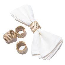 Load image into Gallery viewer, Everyday Whitewash Napkin Ring  - Set of 4