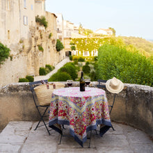 Load image into Gallery viewer, Jardin Red &amp; Grey | French Tablecloths