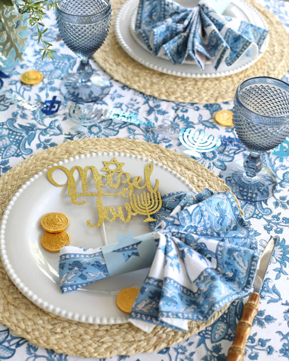 Napkin Gayatri Blue, Set of 4