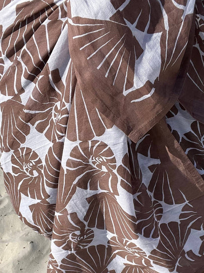 Harbor Shells Pareo in Driftwood