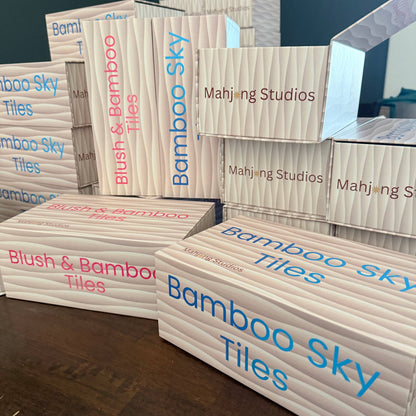 Mahjong Studios – Bamboo Sky American Mahjong Tile Set (166 Tiles)