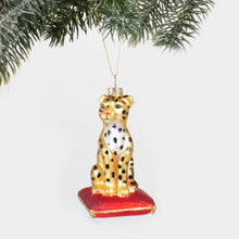 Load image into Gallery viewer, Leopard Boxed Glass Ornament