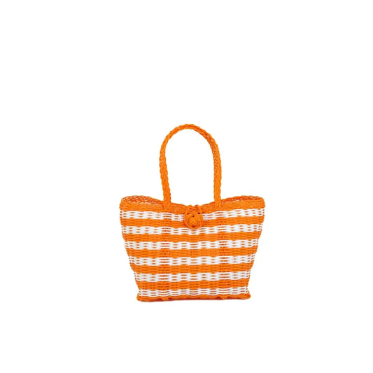 Berry Basket | Tangerine/White