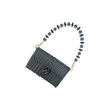 Load image into Gallery viewer, Pochette | Dark Grey, Indigo Marble Cubes