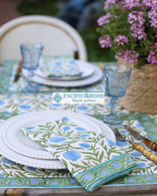Load image into Gallery viewer, Napkin Pomegranate Blue, Set of 4