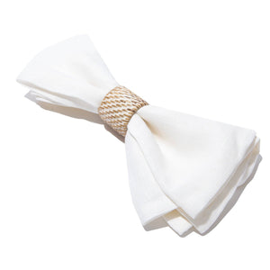 Everyday Whitewash Napkin Ring  - Set of 4