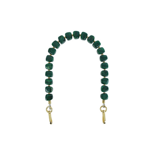 Pochette | Black, Midnight Malachite Cubes