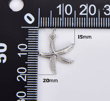 Load image into Gallery viewer, Tiny Mini Gold Filled Starfish Sea Charm Pendant CP1900