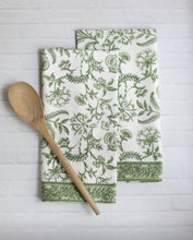 Load image into Gallery viewer, Kitchen Towel Lilibet Green, Set of 2