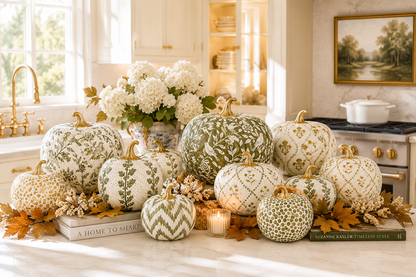 Gold Heritage Medallion Pumpkin