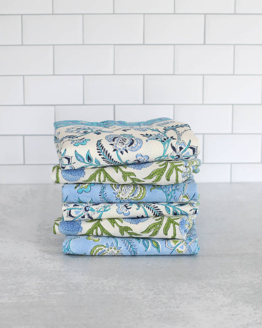 Kitchen Towel Pomegranate Blue, Set of 2