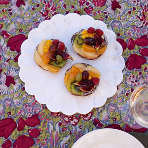 Jardin Red & Grey | French Tablecloths