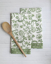 Load image into Gallery viewer, Kitchen Towel Lilibet Green, Set of 2